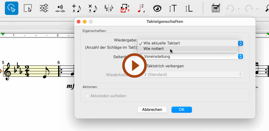 Animation starten ➧