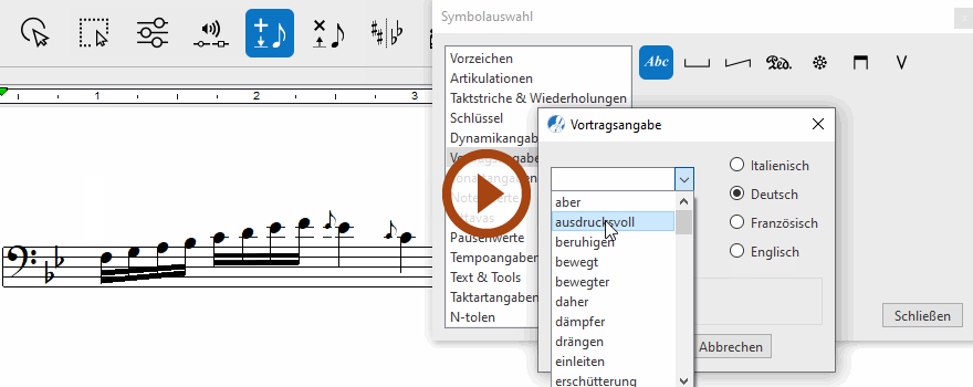 Animation starten ➧