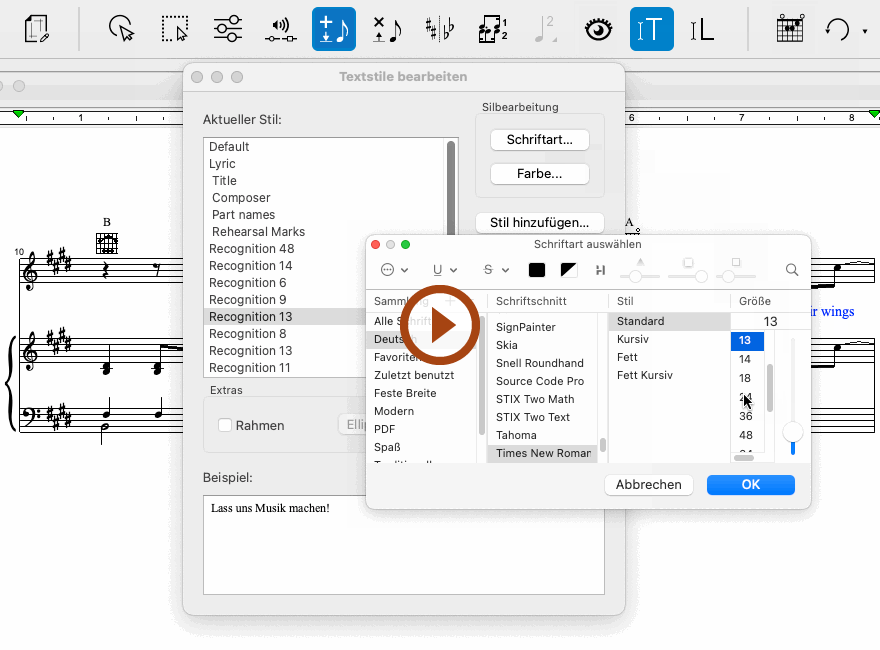 Animation starten ➧