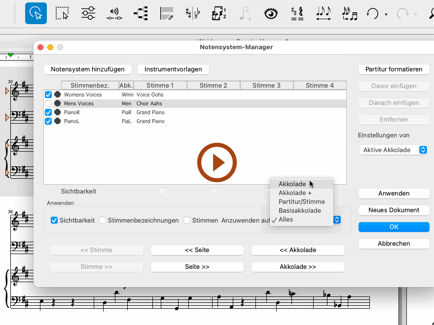Animation starten ➧