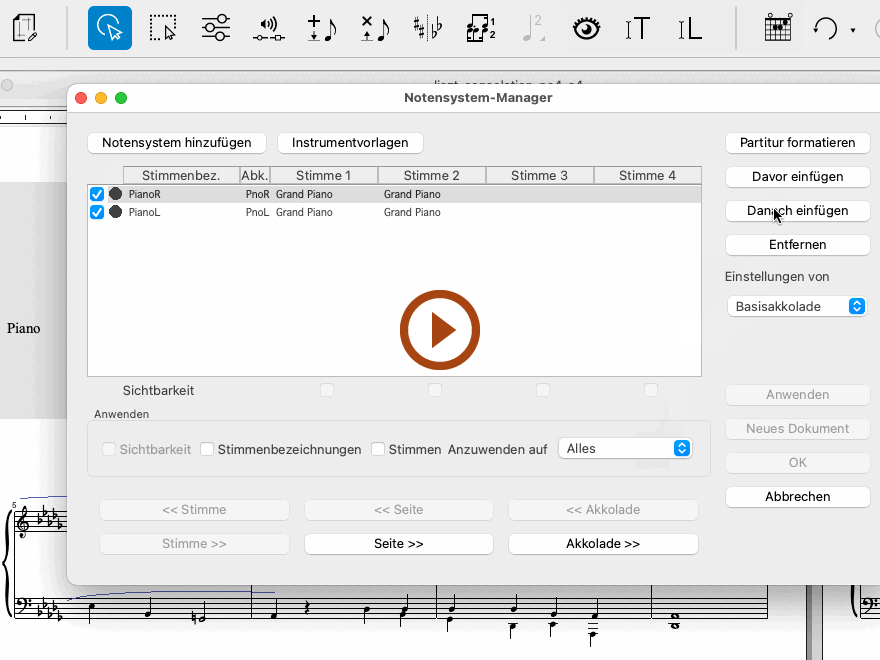 Animation starten ➧